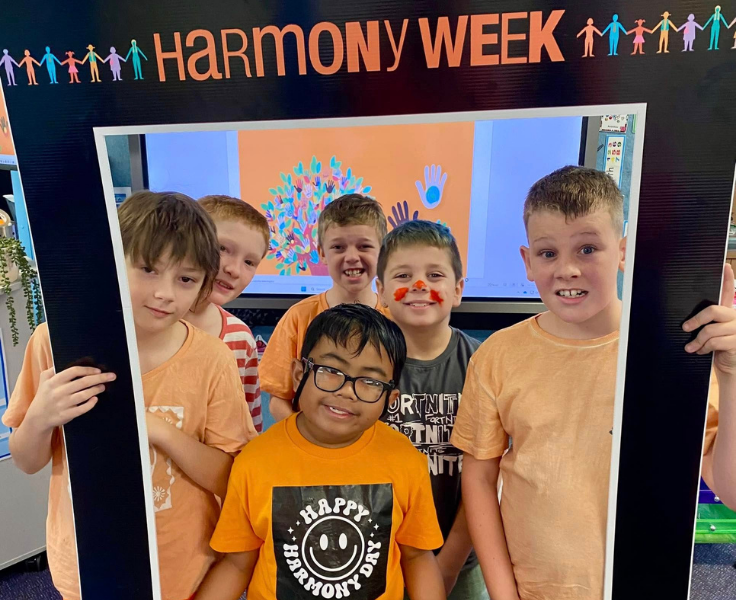Image of Westddale Public School Students for Harmony Week