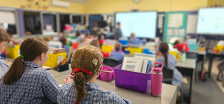 Image of Westdale Public School Student in Classroom learning